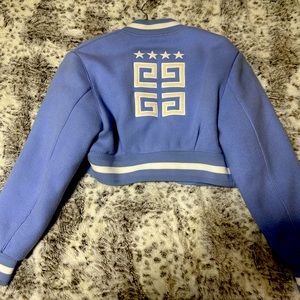 Givenchy Cropped Varsity Bomper Jacket